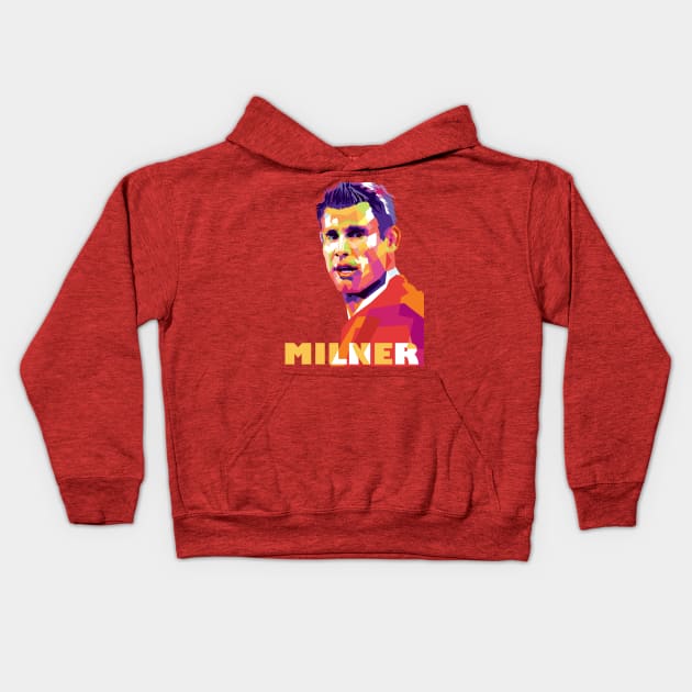 James milner Kids Hoodie by Danwpap2